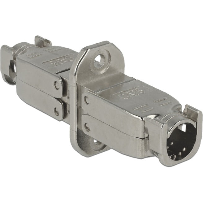 DeLOCK koppeling voor netwerkkabel cat.6a stp (zilver)