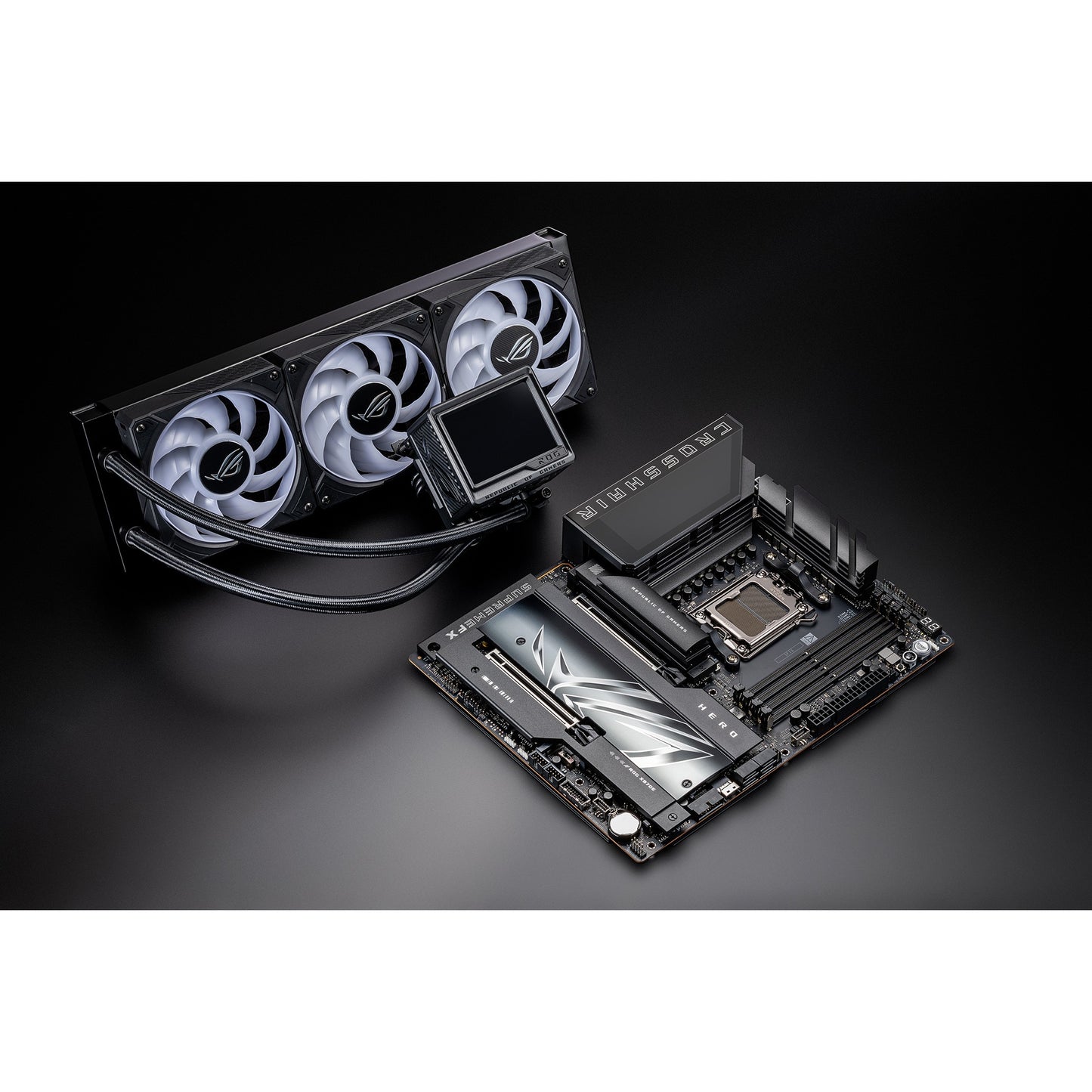 ASUS rog crosshair x870e hero socket am5 moederbord (raid, 5gb-lan, 2,5gb-lan, wi-fi 7, bt, sound, atx)
