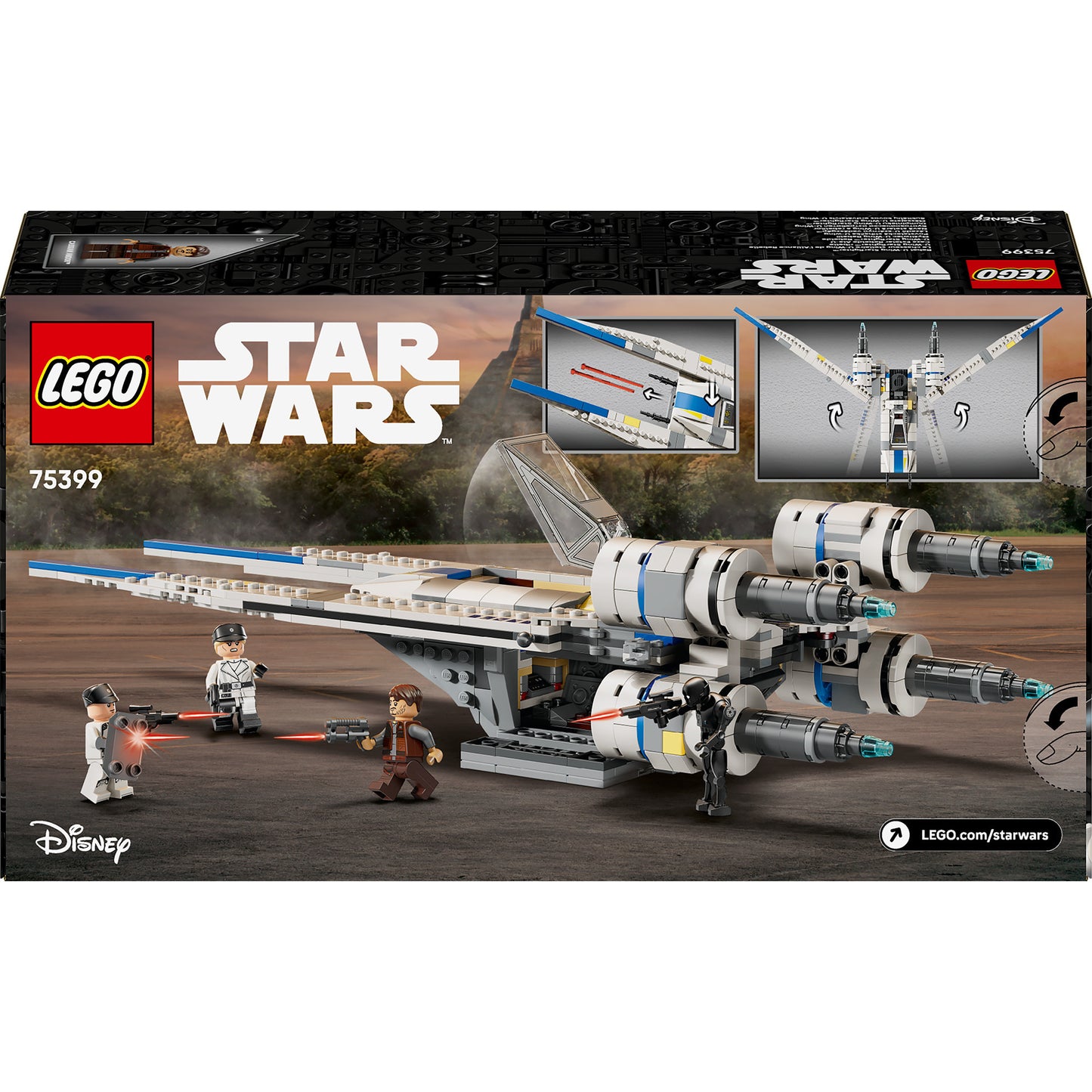 LEGO star wars 75399 andor rebel u-wing starfighter ruimteschip