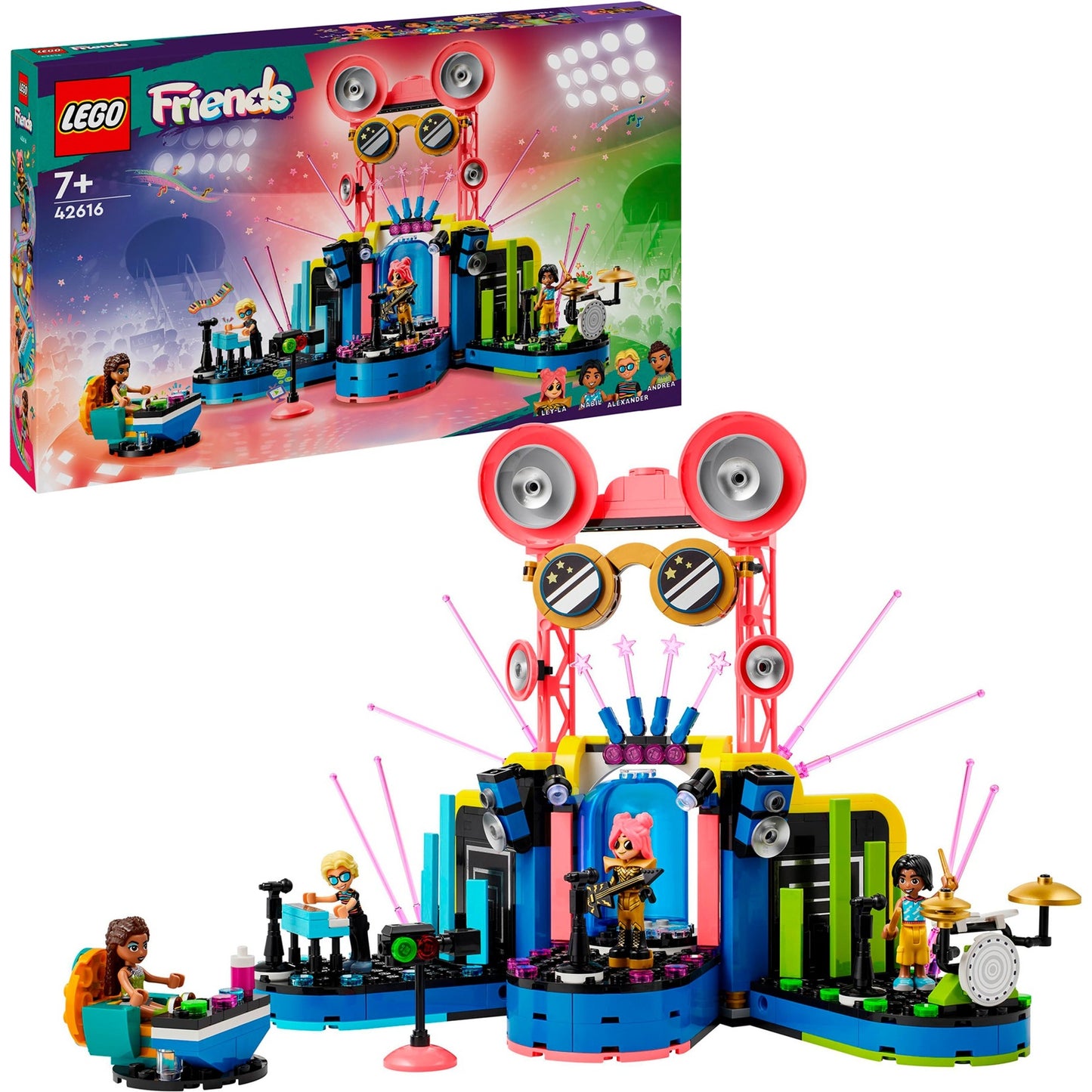 LEGO friends - heartlake city muzikale talentenjacht constructiespeelgoed (42616)