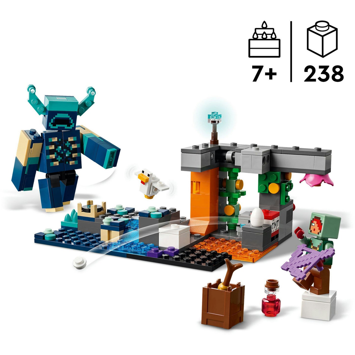 LEGO minecraft 21274 de ontmoeting met de opzichter