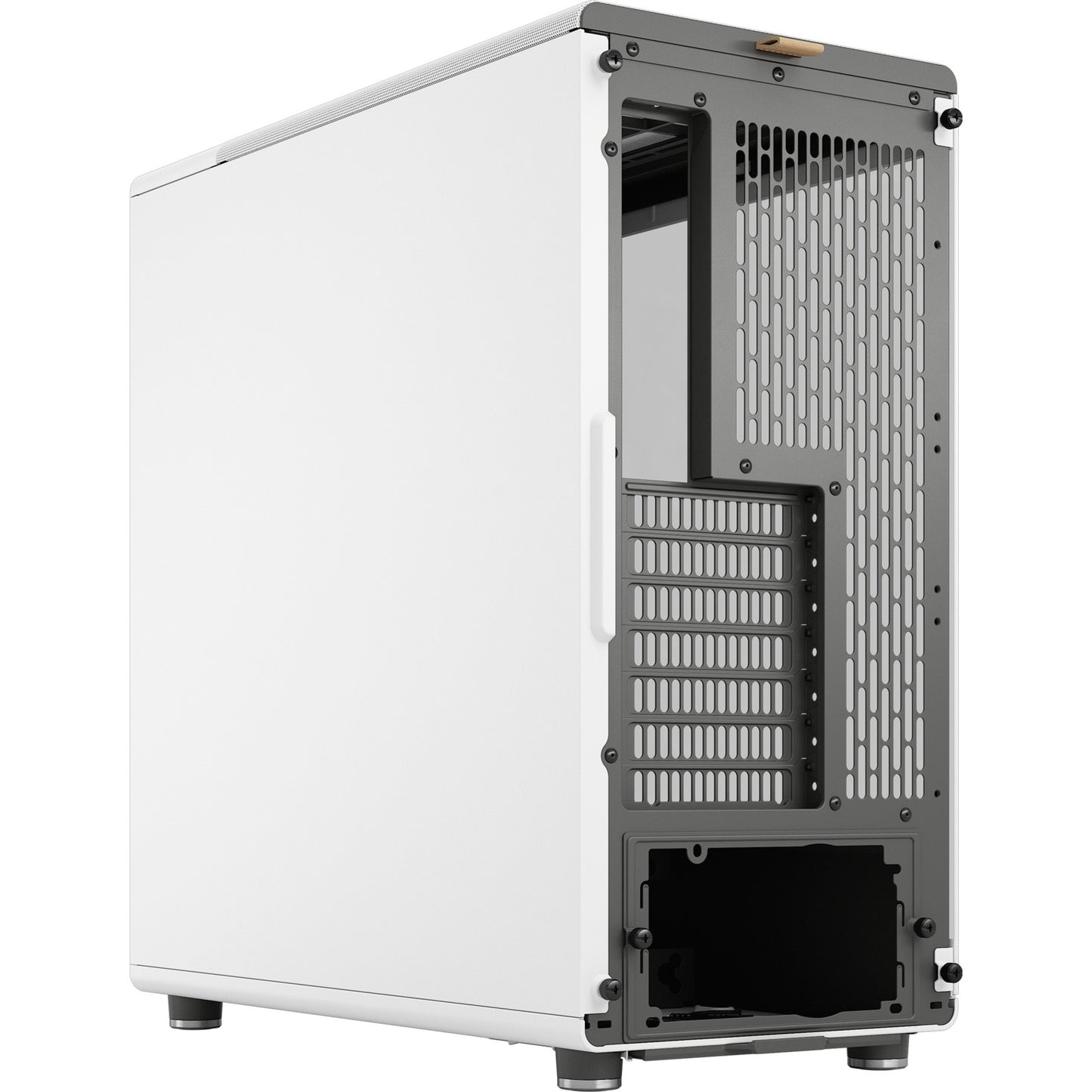 Fractal Design north midi tower behuizing (wit houtkleur | 2x usb-a | 1x usb-c | tempered glass)