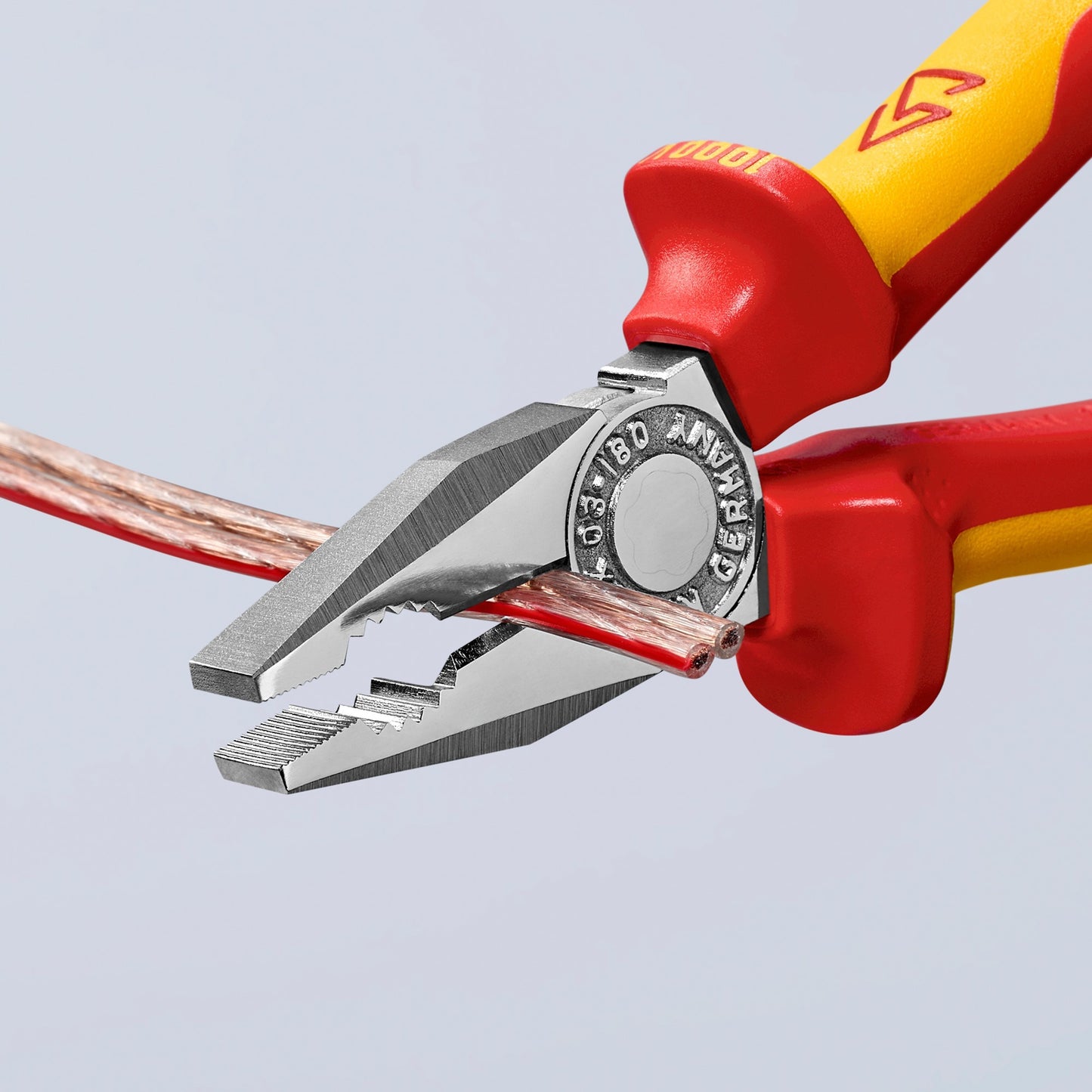 KNIPEX combitang 03 06 180 combinatietang (rood geel, vde-getest)