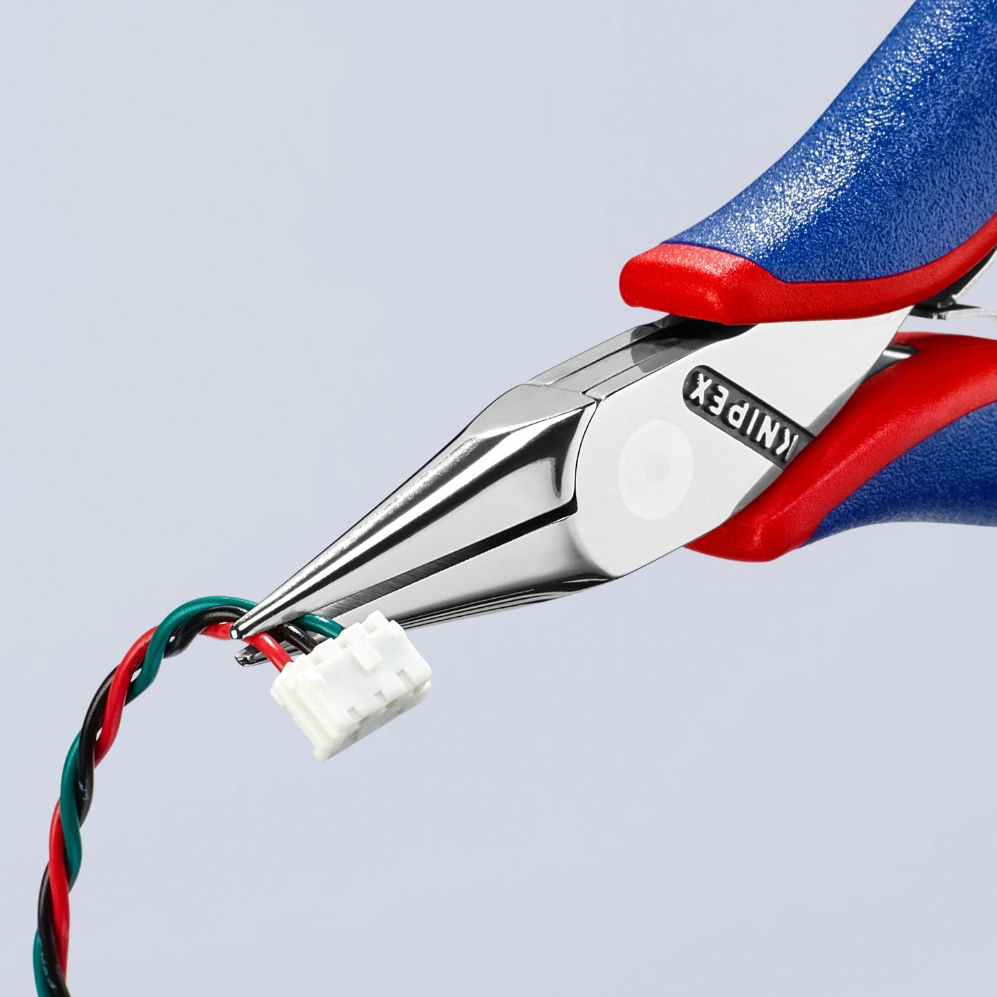 KNIPEX elektronica-grijptang 3522115 elektronica-tang (rood blauw)