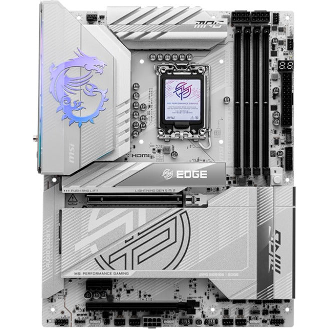 MSI mpg z890 edge ti wifi socket 1851 moederbord (raid, 5gb-lan, wlan, bt, sound, atx)