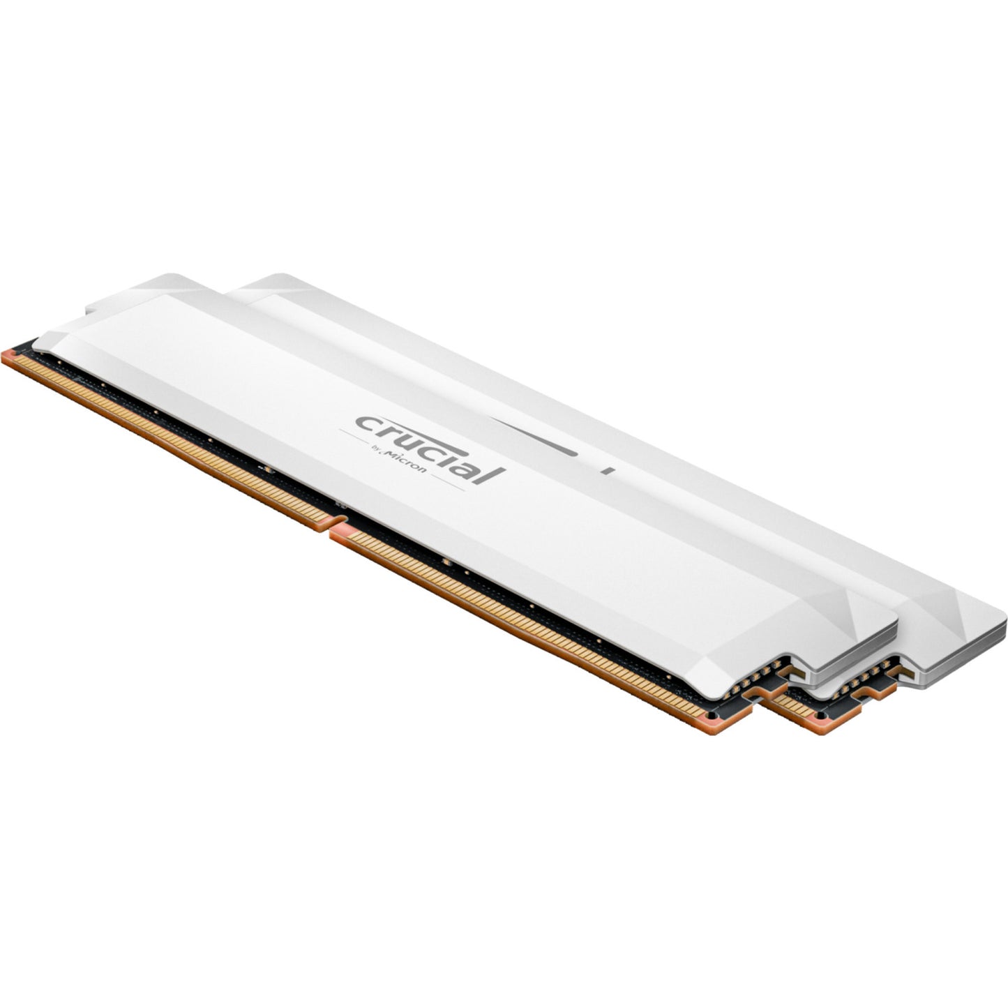 Crucial pro 32 gb ddr5-6400 (2x 16 gb) werkgeheugen (wit, cp2k16g64c38u5w, xmp 3.0, expo)