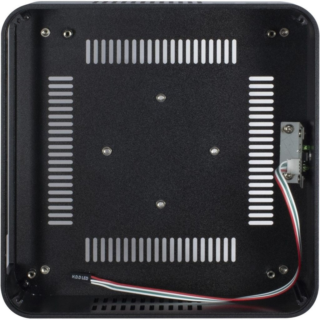 Inter-Tech itx a80 htpc behuizing (zwart | 2x usb-a)