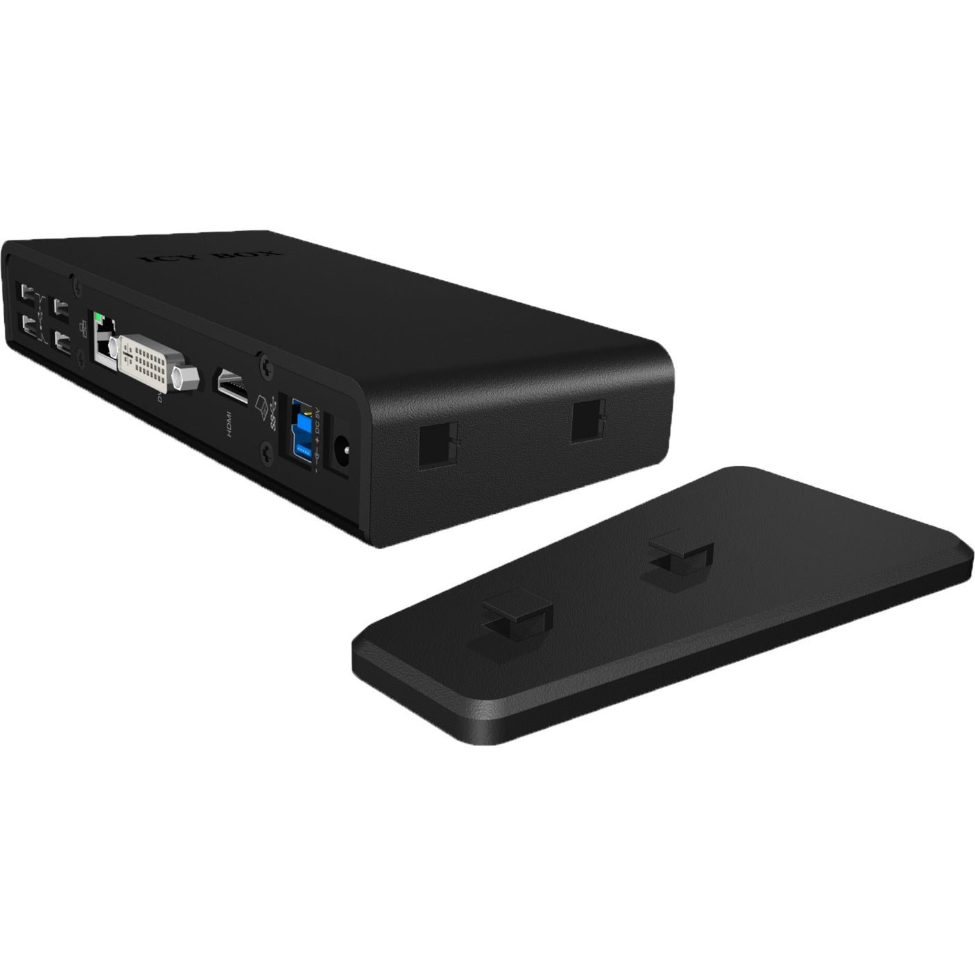 ICY BOX ib-dk2241ac dockingstation (zwart)