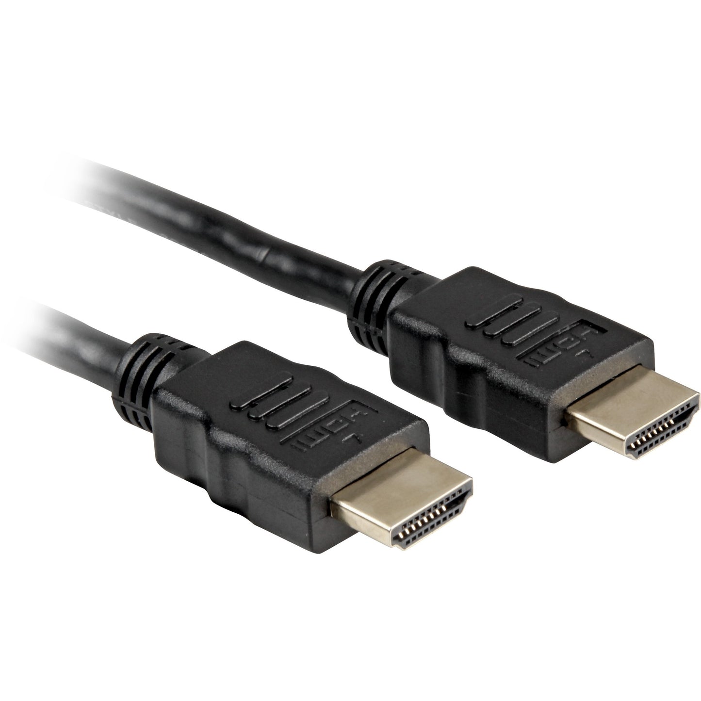 Sharkoon high speed hdmi kabel met ethernet (zwart, 2 meter, 4k, verguld)