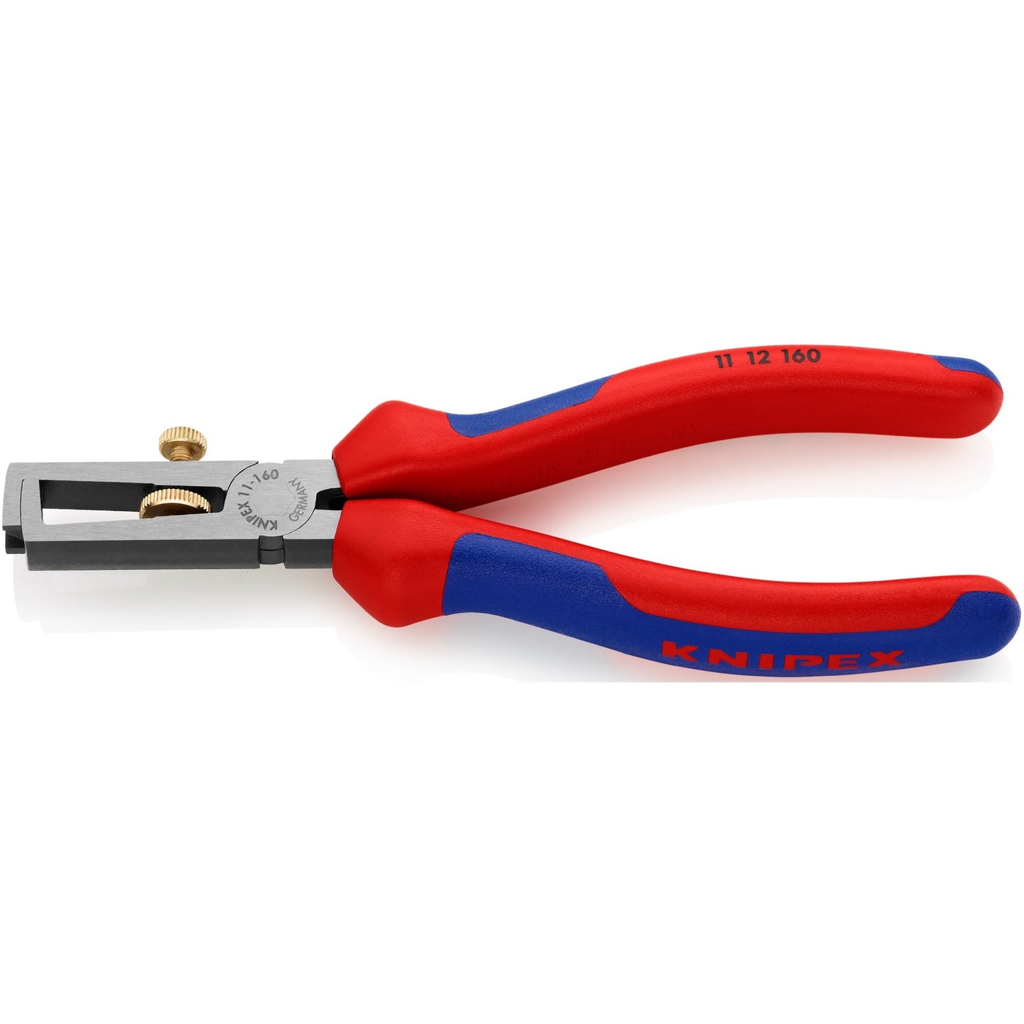 KNIPEX afstriptang gepolijst comfort 160 mm (rood blauw)