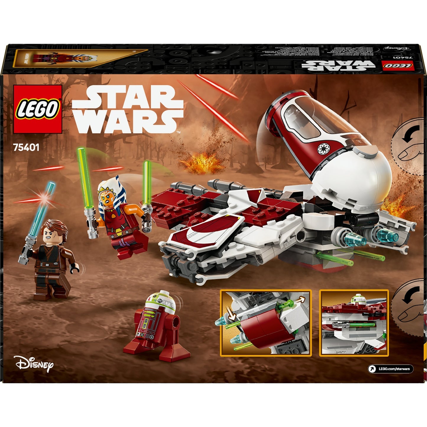 LEGO star wars 75401 ahsoka's jedi interceptor
