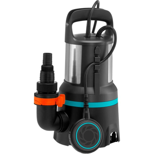 GARDENA vuilwaterpomp 16000 dompel- en drukpompen (zwart roestvrij staal, 450 watt)
