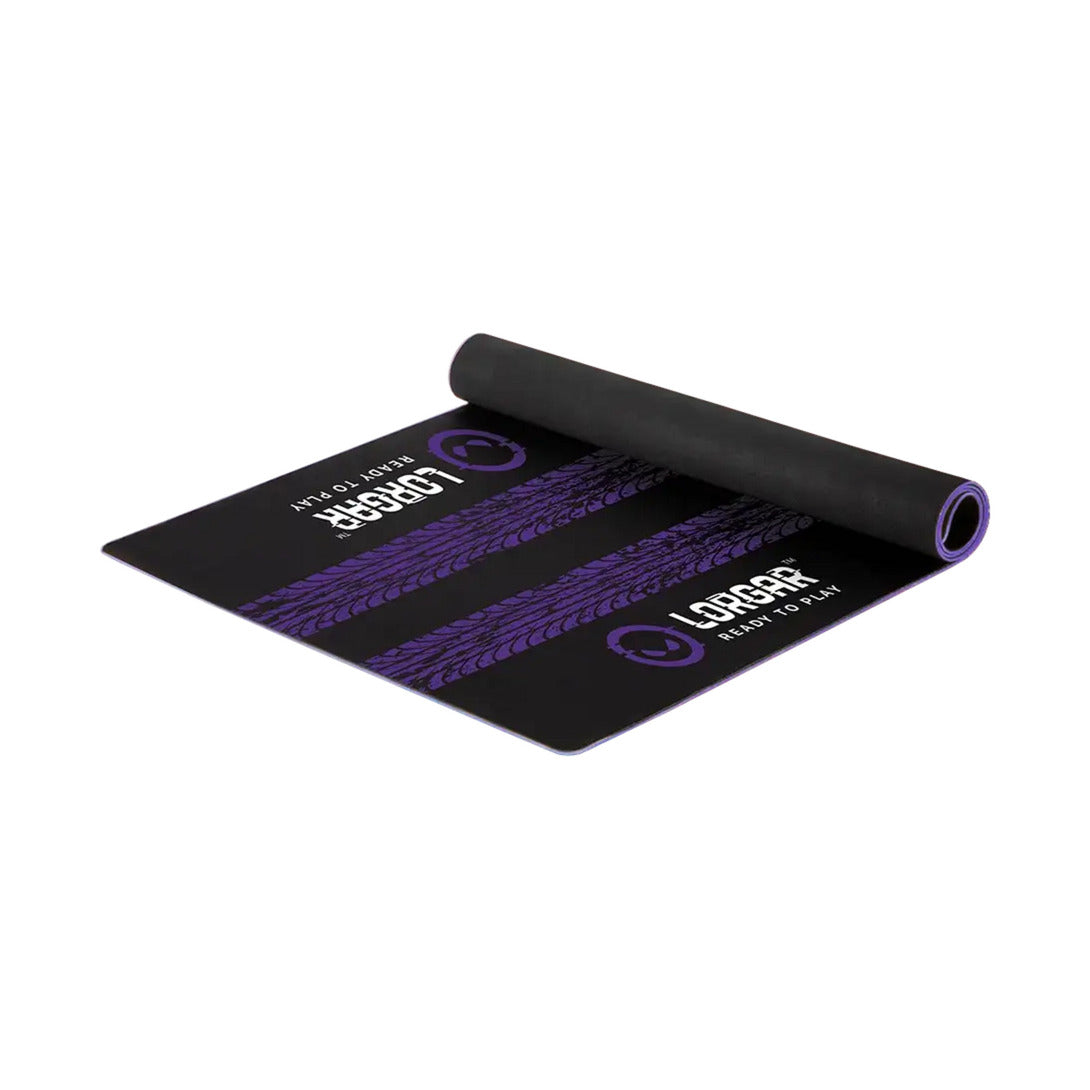 LORGAR rx1fm racing floor mat advanced beschermingsmat (zwart paars)