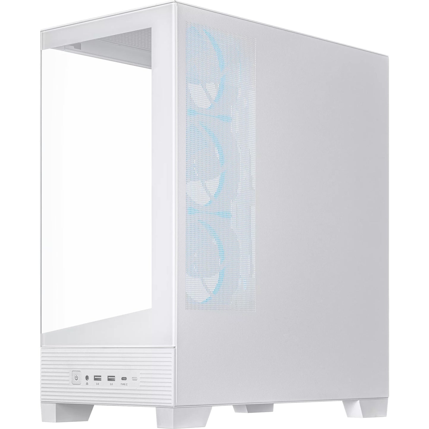 ASUS a31 plus midi tower behuizing (wit | 2x usb-a | 2x usb-c | tempered glass)
