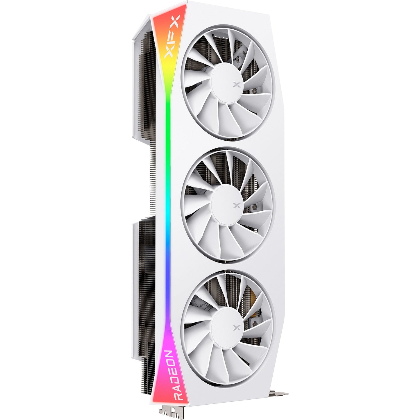 XFX radeon rx 9070 xt oc mercury rgb grafische kaart (wit, rdna4, gddr6, 3x displayport, 1x hdmi 2.1)