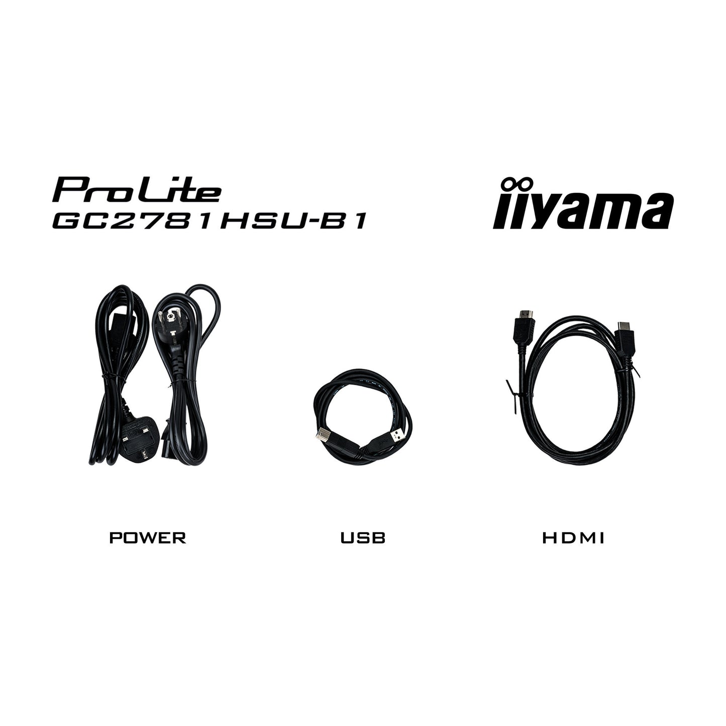 Iiyama g-master black hawk g2471hs-b1 27 curved gaming monitor (zwart, hdmi, displayport, usb, audio, amd free-sync, 144 hz)