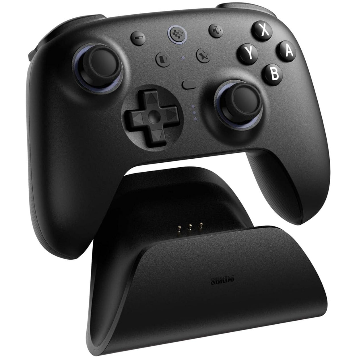 8BitDo ultimate 2 bluetooth controller (zwart, pc, switch 2, bluetooth usb-c 2.4 ghz)