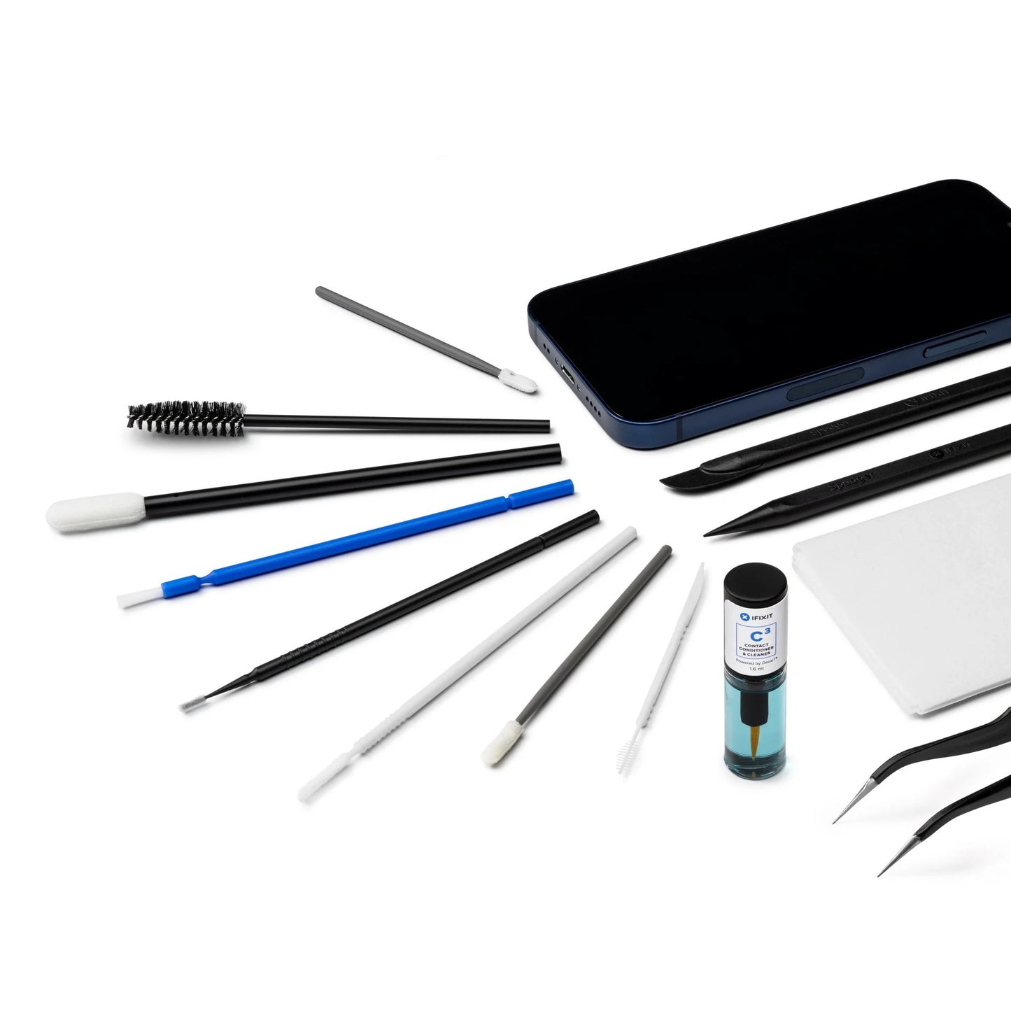 IFixit precision cleaning kit gereedschapsset (zwart blauw)