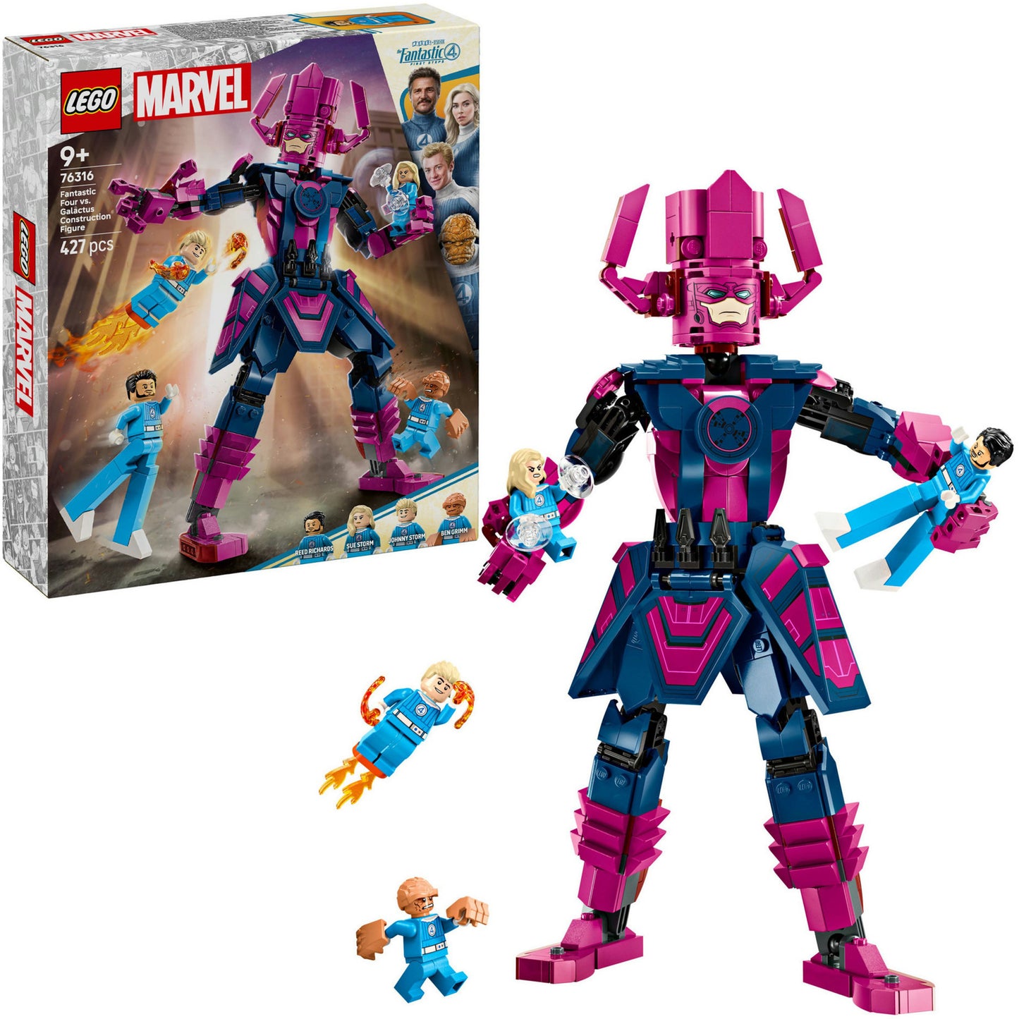 LEGO super heroes marvel 76316 fantastic four vs. galactus bouwfiguur