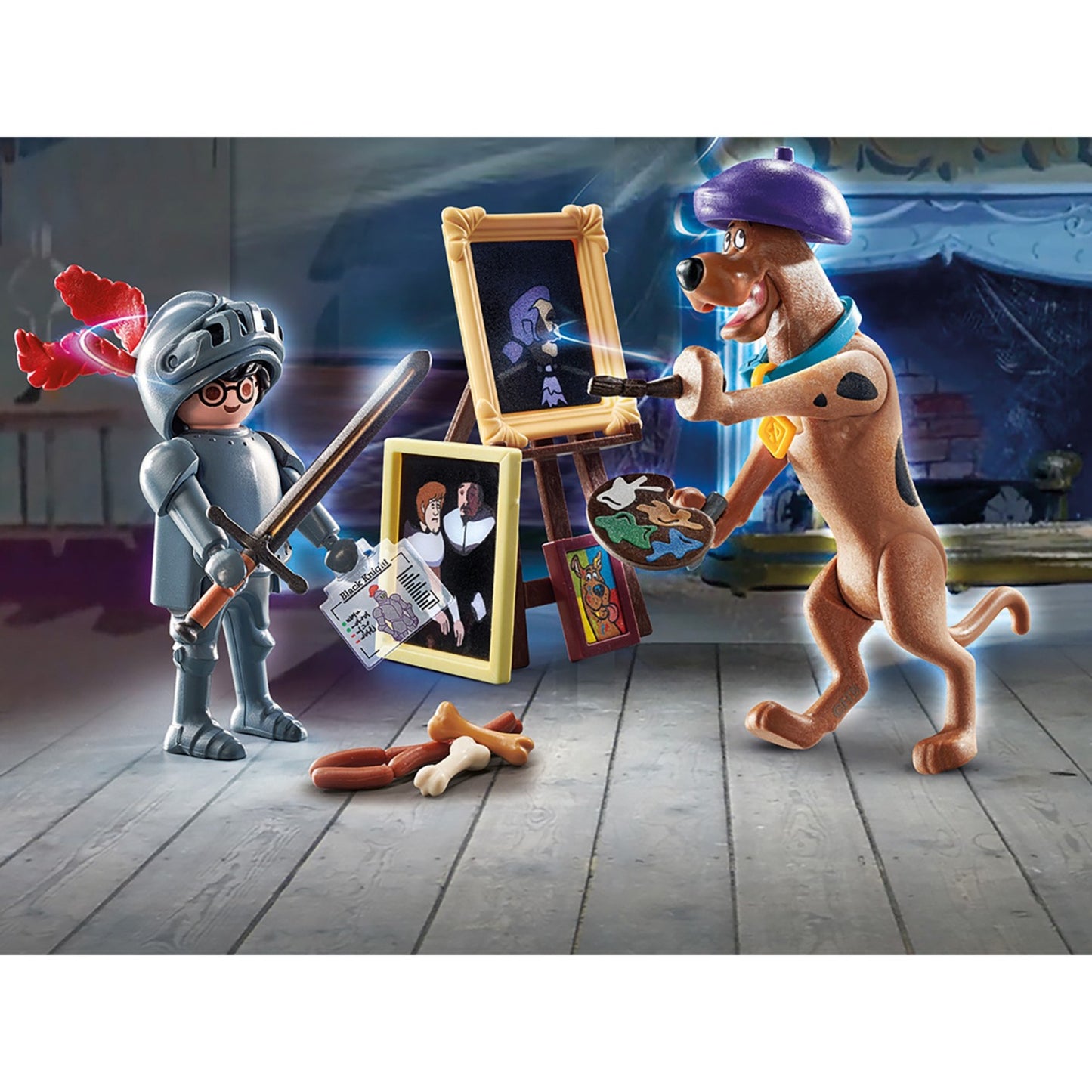 PLAYMOBIL scooby-doo! - avontuur met black knight constructiespeelgoed (70709)