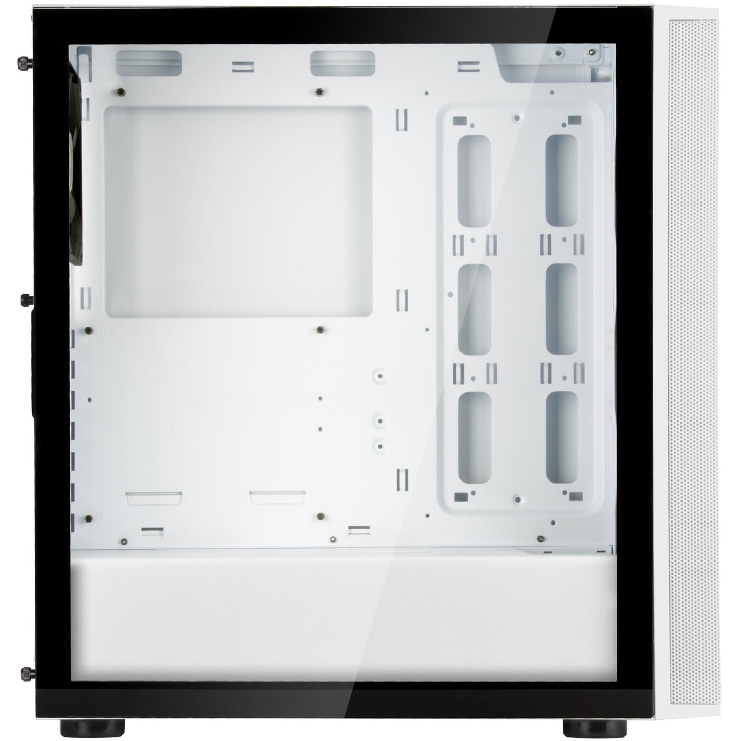 SilverStone fara r1 v2 midi tower behuizing (wit | 3x usb-a)
