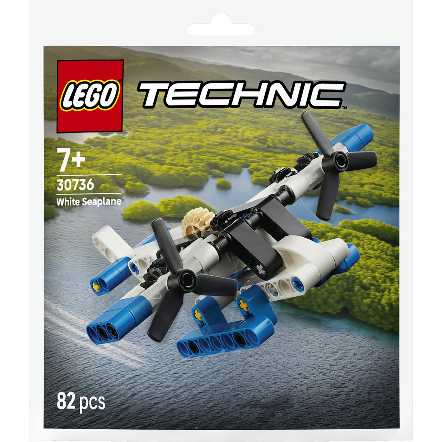 LEGO technic 30736 wit watervliegtuig