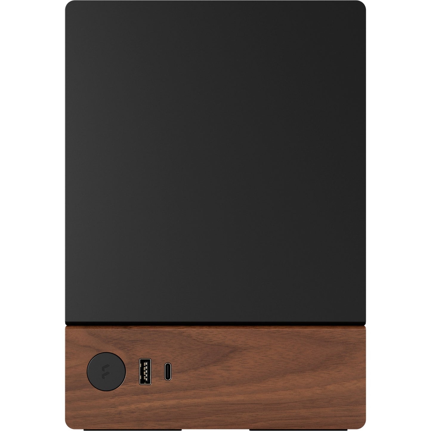 Fractal Design terra mini tower behuizing (grafiet houtkleur | 1x usb-a | 1x usb-c)