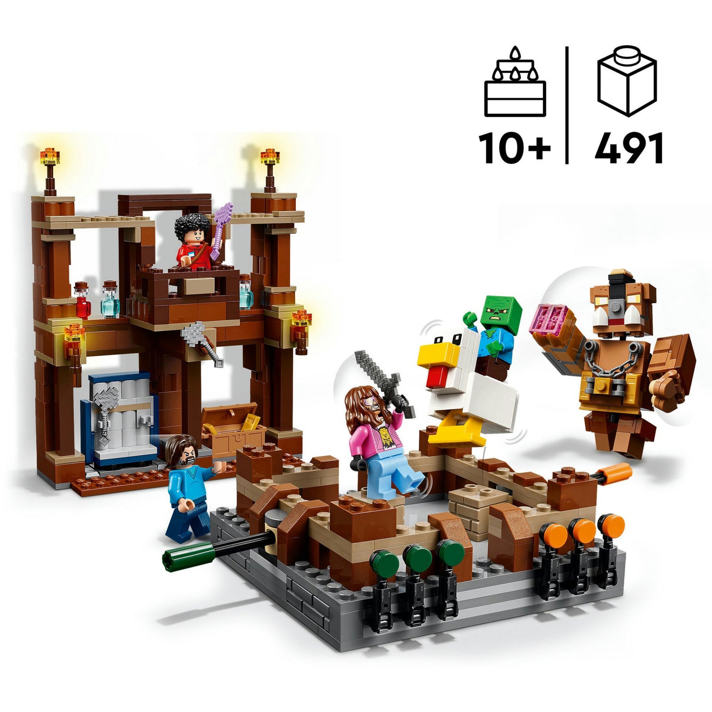 LEGO minecraft 21272 de arena bij het boslandhuis