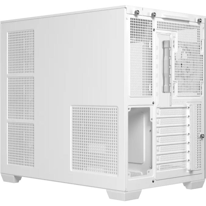 ASUS a32 plus midi tower behuizing (wit | 2x usb-a | 1x usb-c | rgb | tempered glass)