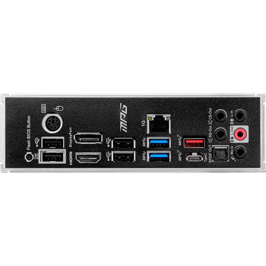 MSI mpg b550 gaming plus socket am4 moederbord (zwart, raid, gb-lan, sound, atx)
