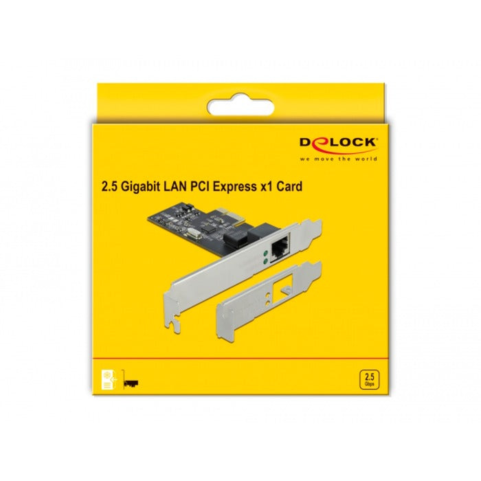 DeLOCK pci express x1 kaart naar 1x 2,5 gb lan netwerkadapter