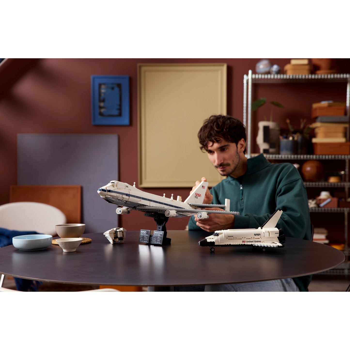 LEGO icons - shuttle carrier aircraft constructiespeelgoed (10360)