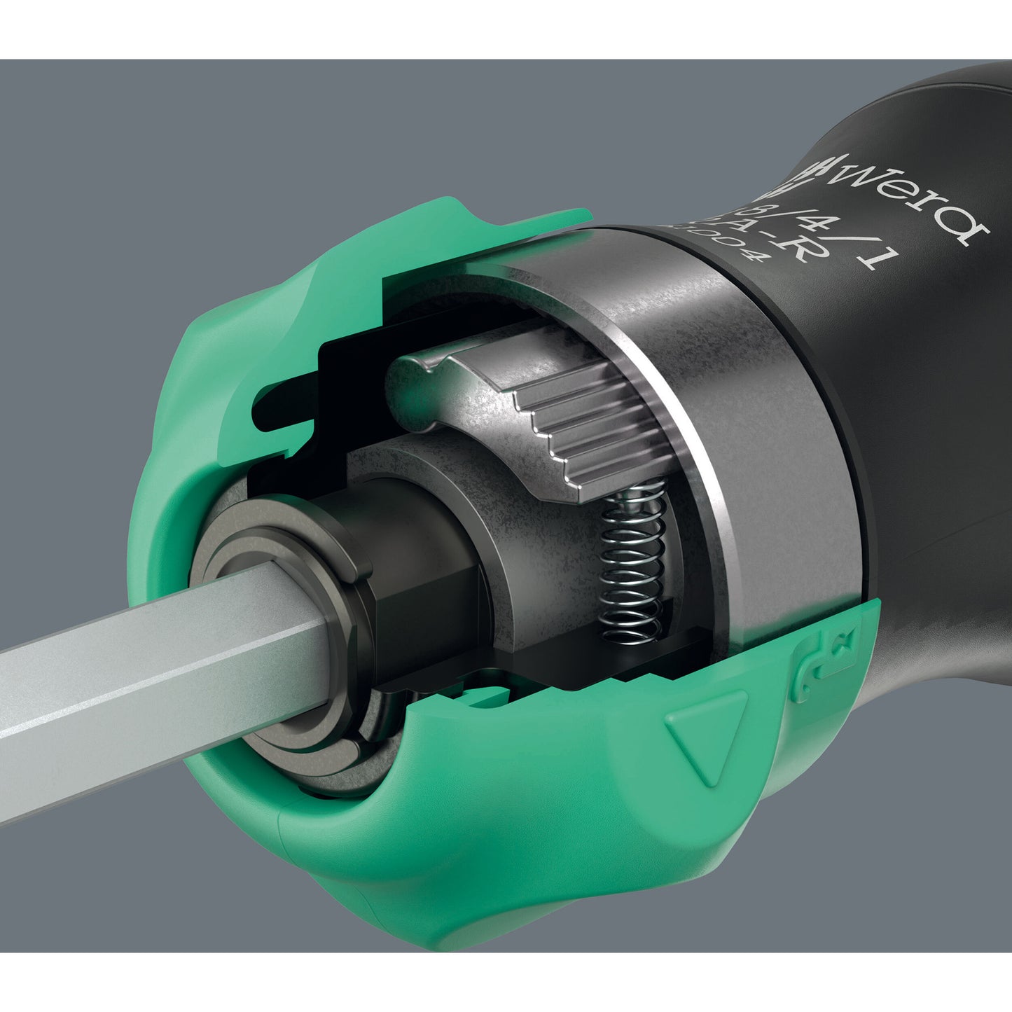 Wera kraftform kompakt 20 ra-r met etui, 6‑delig bitset (zwart groen)