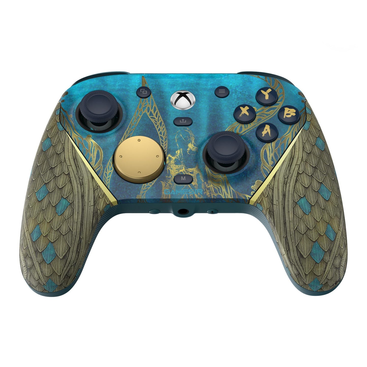 GameSir G7 Pro Tri-Mode - Wuchang Version (Wireless for Xbox) gamepad (Blauw goud, Xbox Series X|S, Xbox One, pc, Android, Steam)