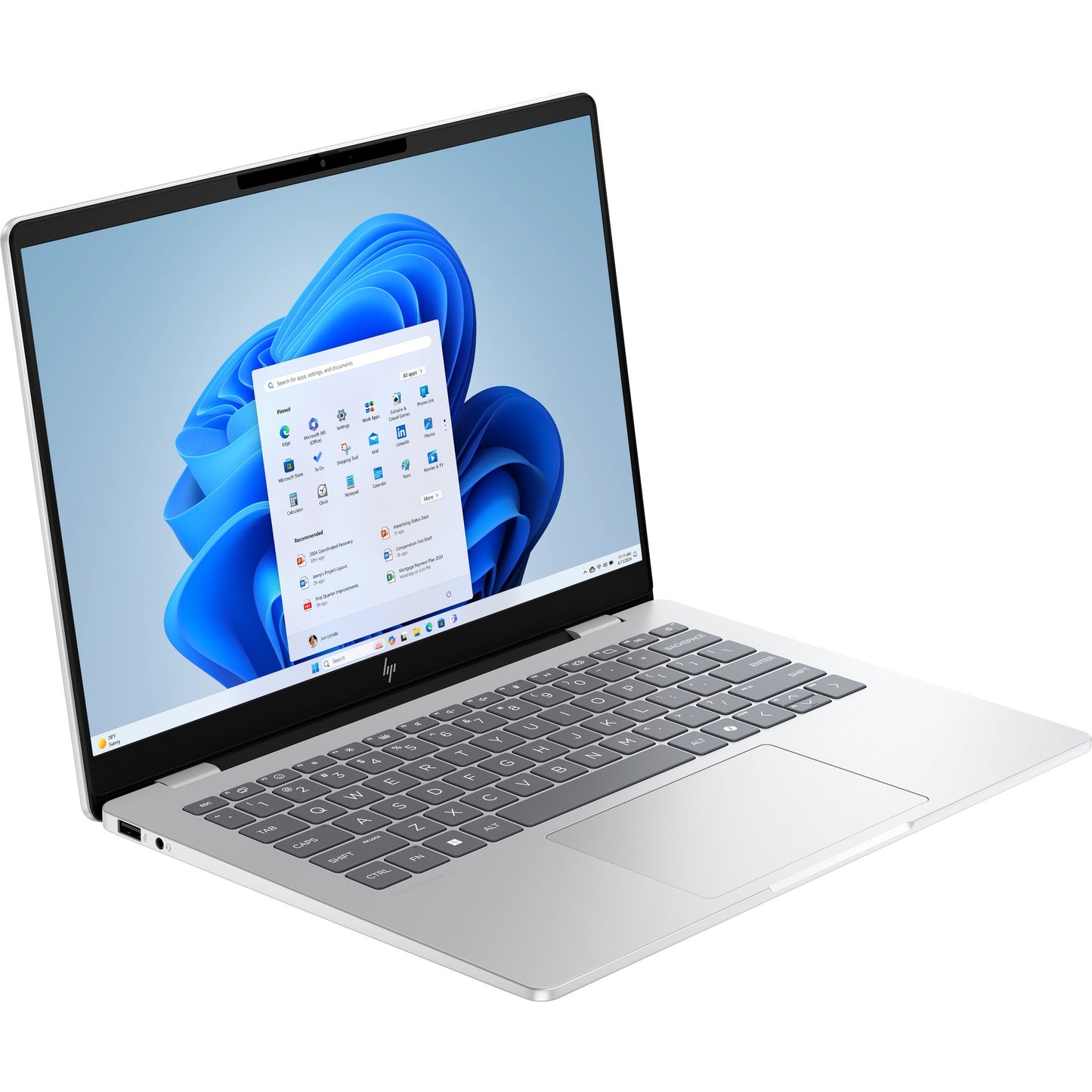 HP omnibook 7 14-fs0005nd (cf1y8ea) 14 laptop (zilver | core 5 210h | intel graphics | 16 gb | 512 gb ssd)