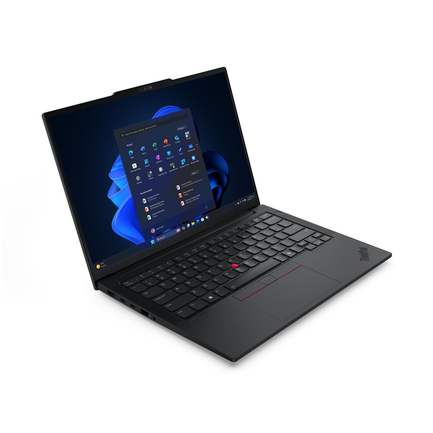 Lenovo thinkpad e14 gen 7 amd (21t0006pmh) 14 laptop (zwart | ryzen 5 220 | radeon 740m | 16 gb | 512 gb ssd)