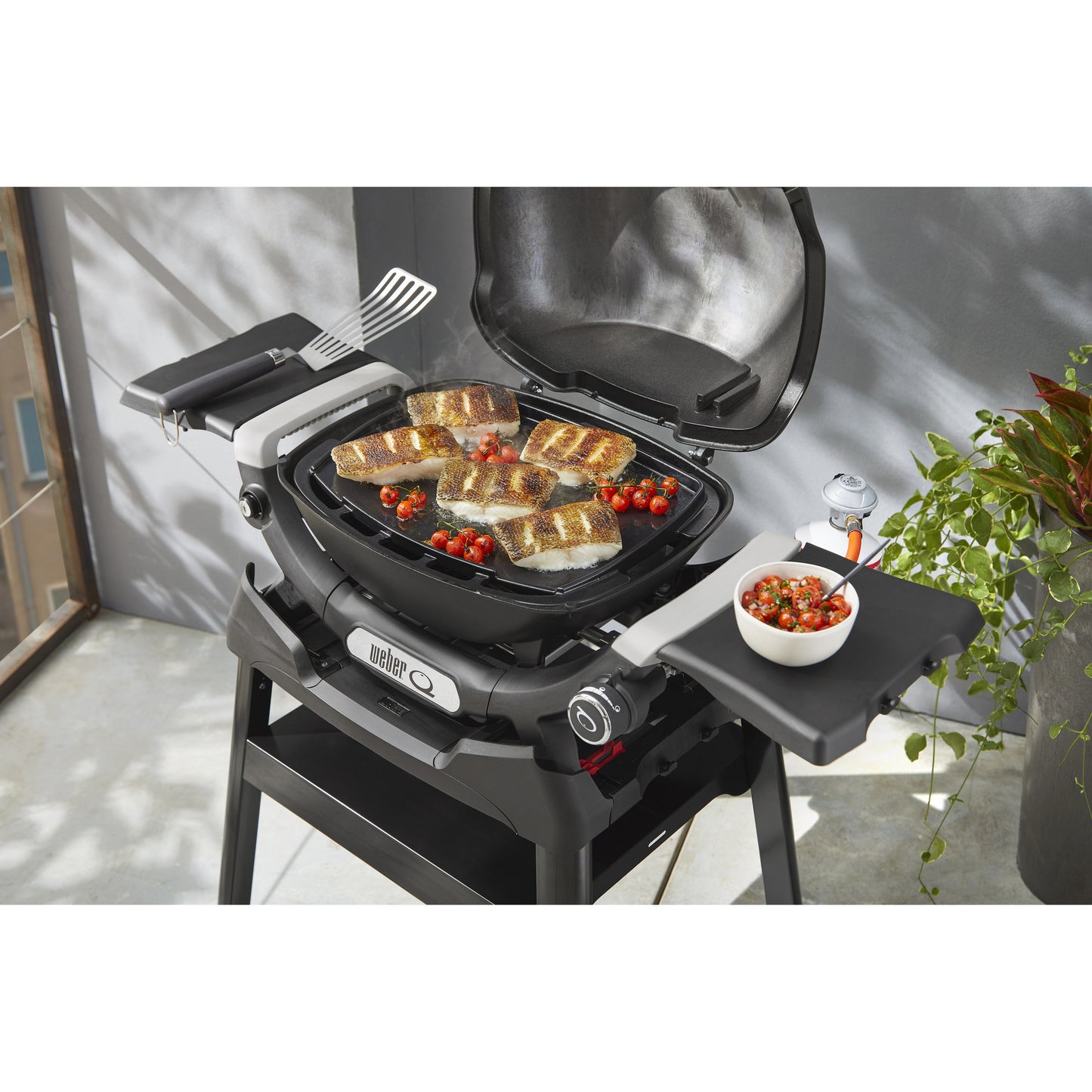 Weber bakplaat voor q 1100n- en q 1200n grillplaat (zwart)