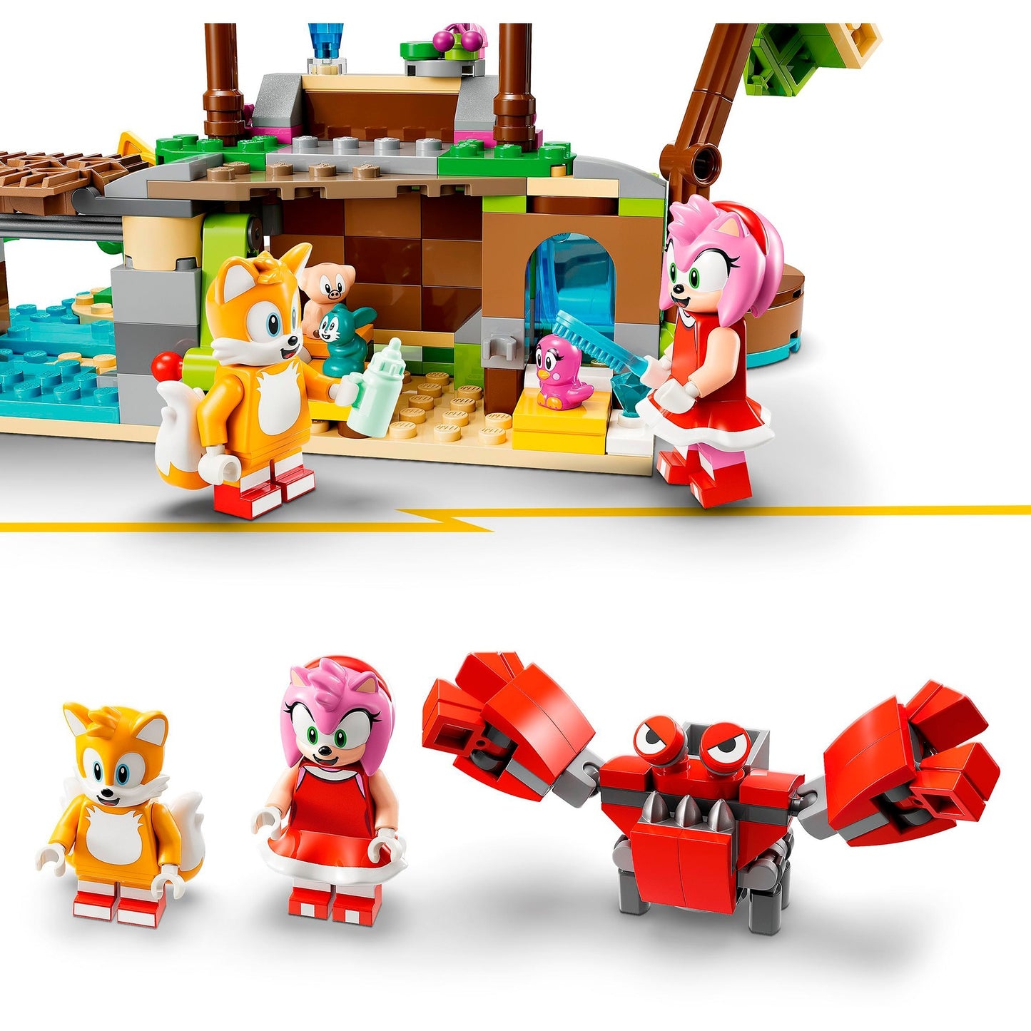 LEGO sonic the hedgehog - amy's dierenopvangeiland constructiespeelgoed (76992)