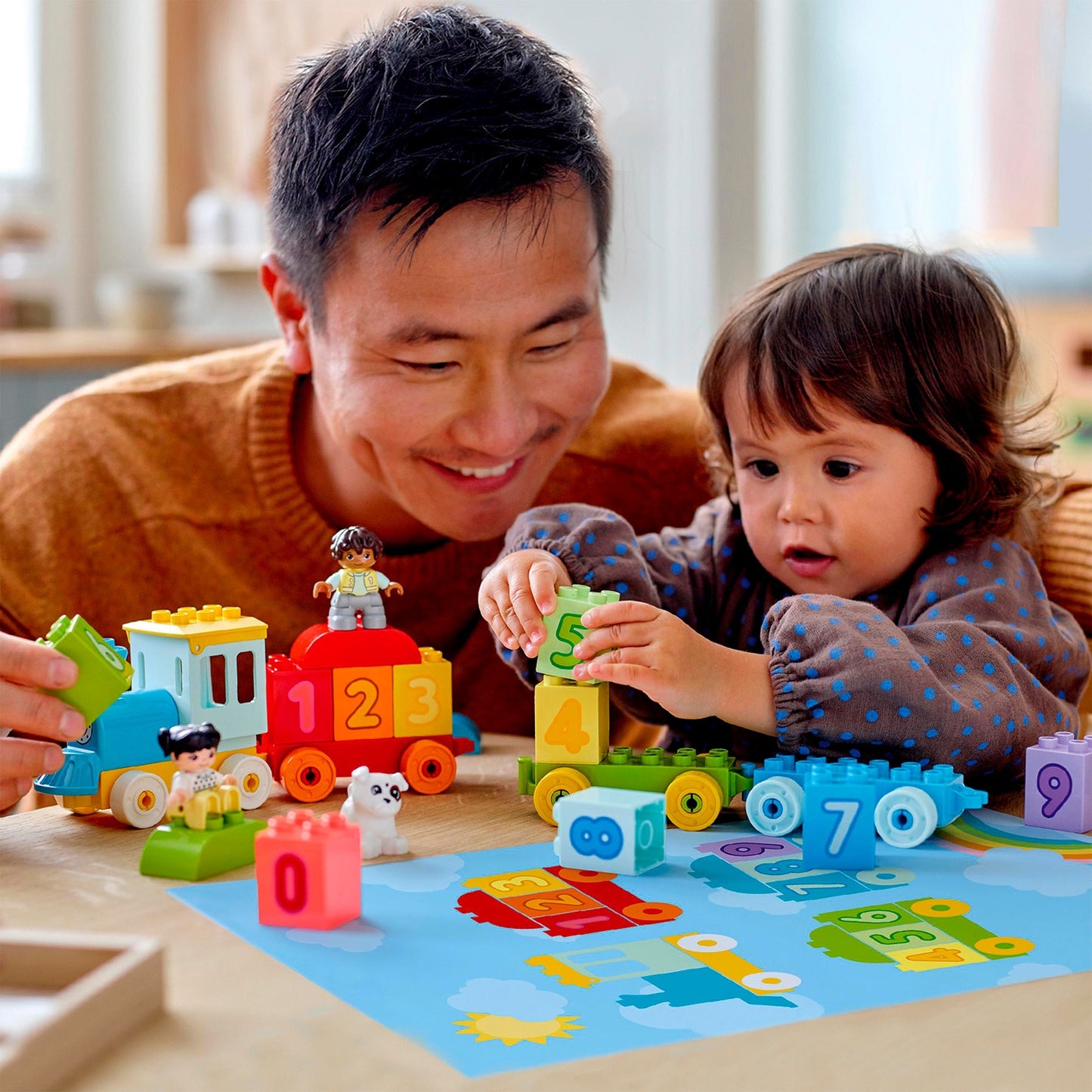 LEGO duplo getallentrein educatief speelgoed voor peuters 10954