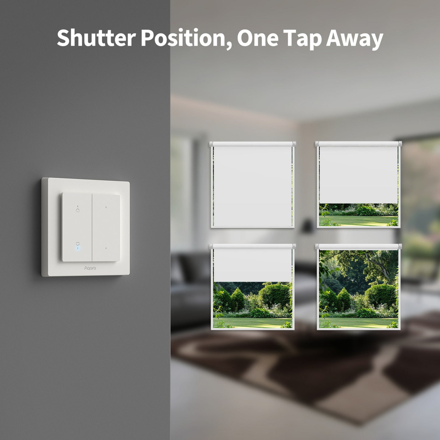 Aqara shutter switch h2 kit schakelaar