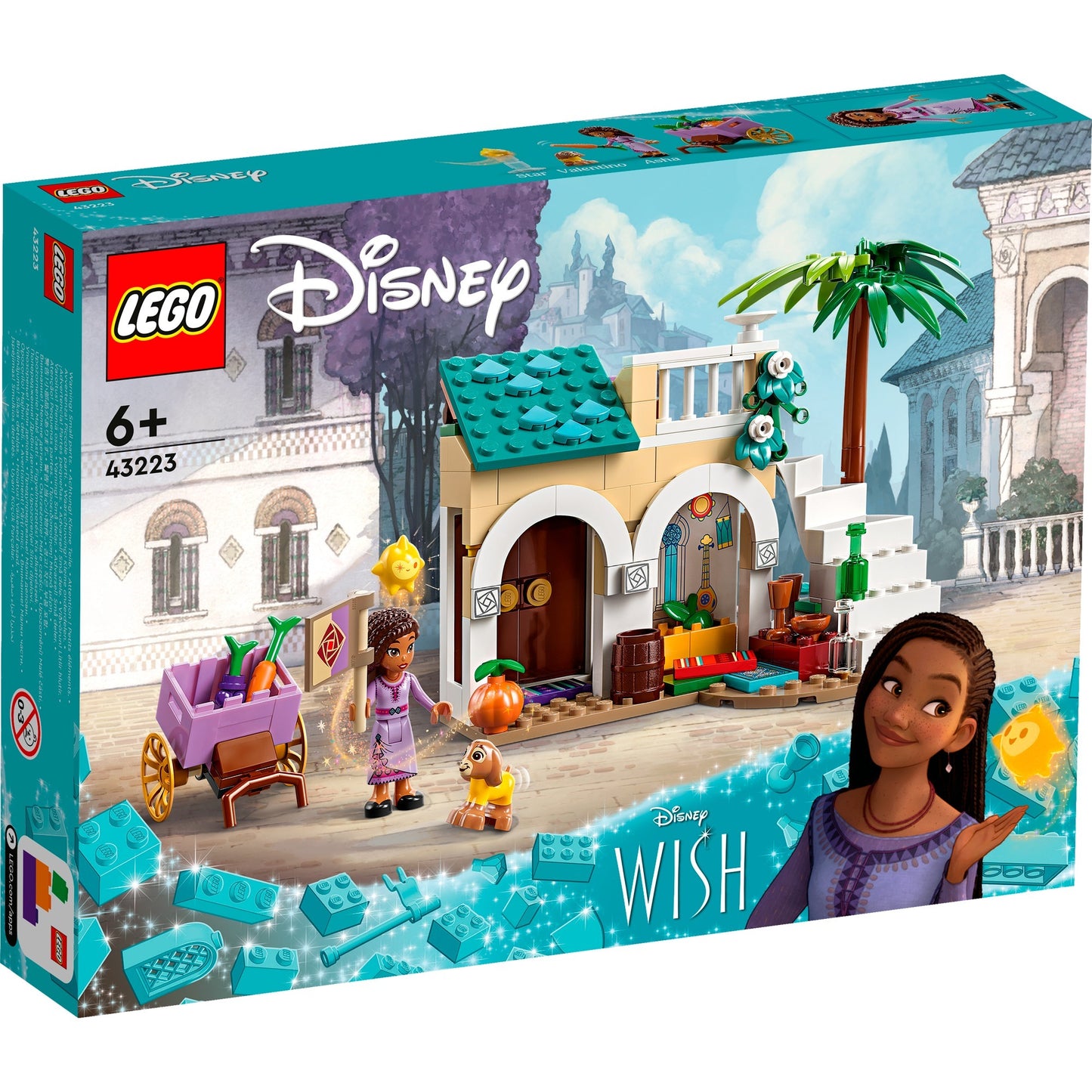LEGO disney - asha in de stad rosas constructiespeelgoed (43223)