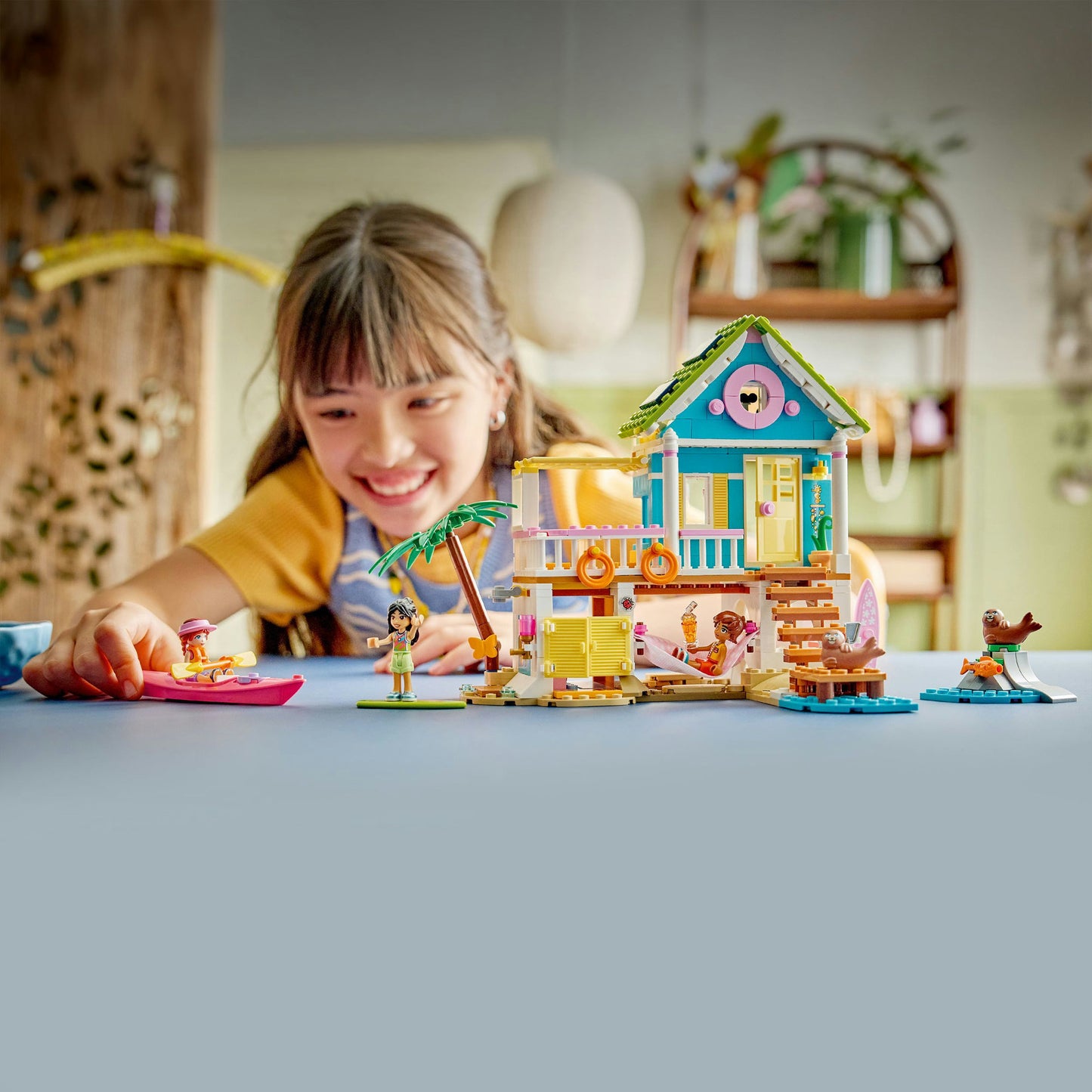 LEGO friends 42699 strandhuis met zeehonden