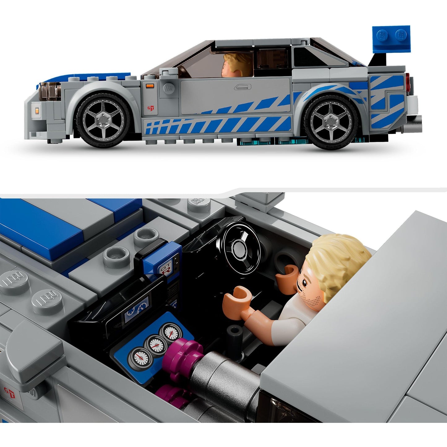 LEGO speed champions 76917 2 fast 2 furious nissan skyline gt-r (r34)