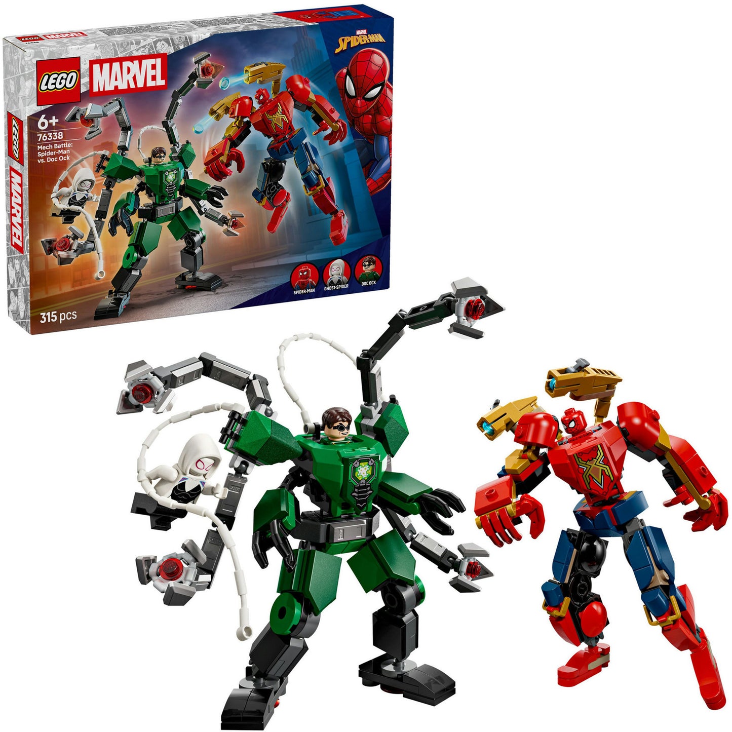LEGO marvel 76338 spider-man vs. doc ock