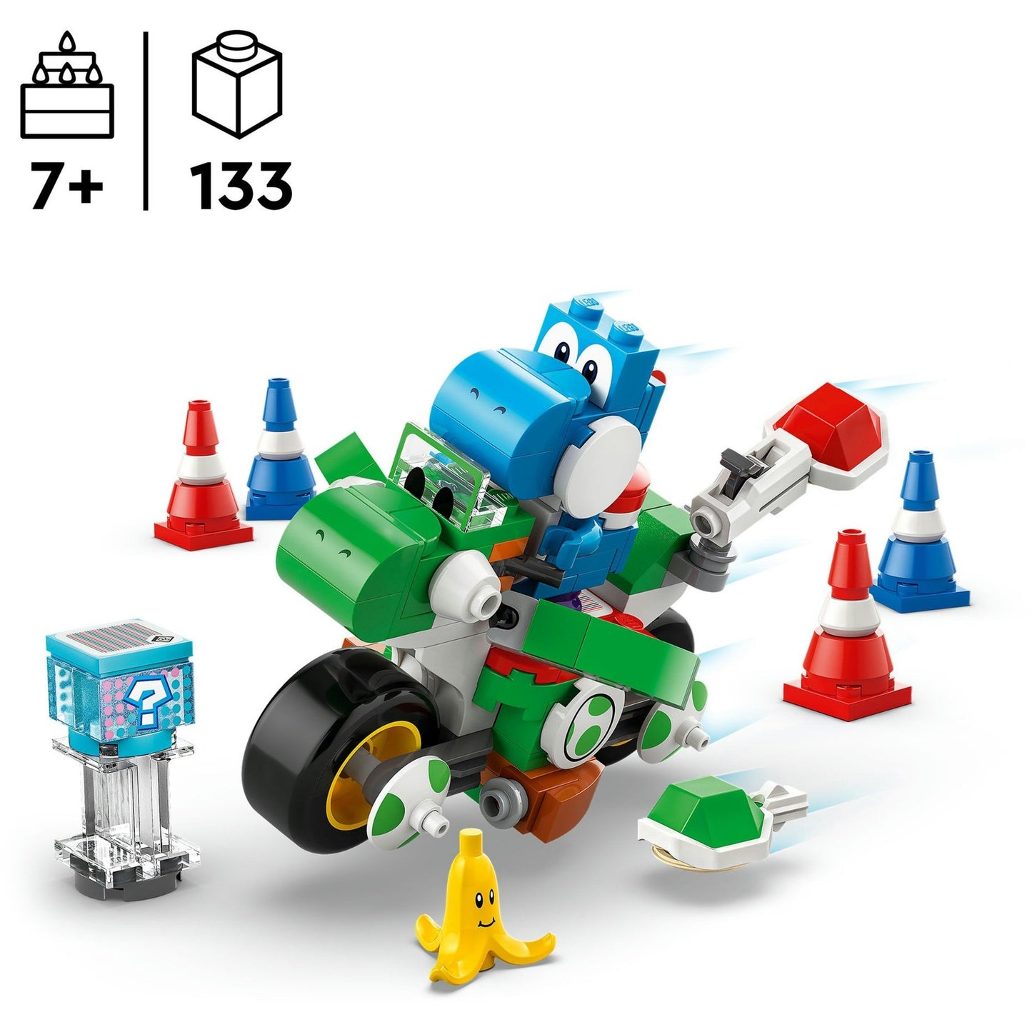 LEGO super mario - mario kart - yoshi-crosser constructiespeelgoed (72031)