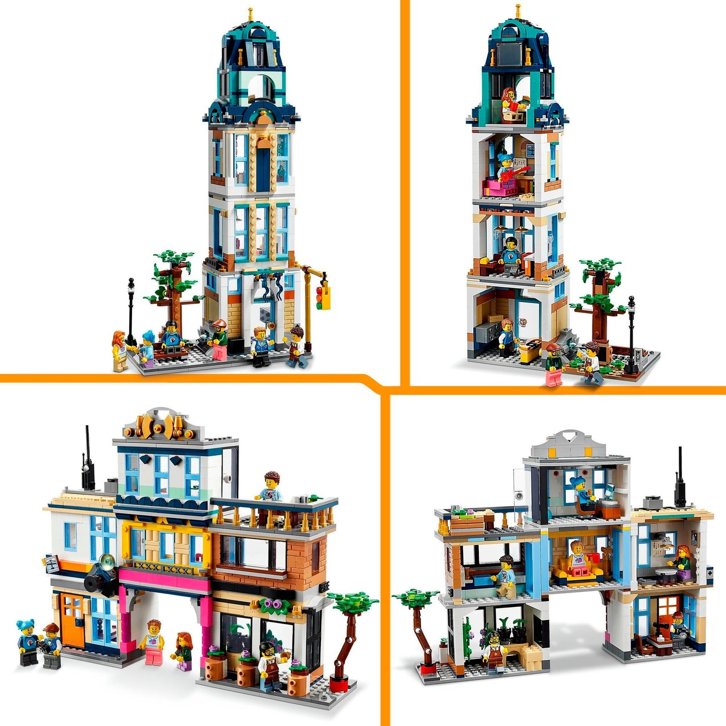LEGO creator 3-in-1 - hoofdstraat constructiespeelgoed (31141)