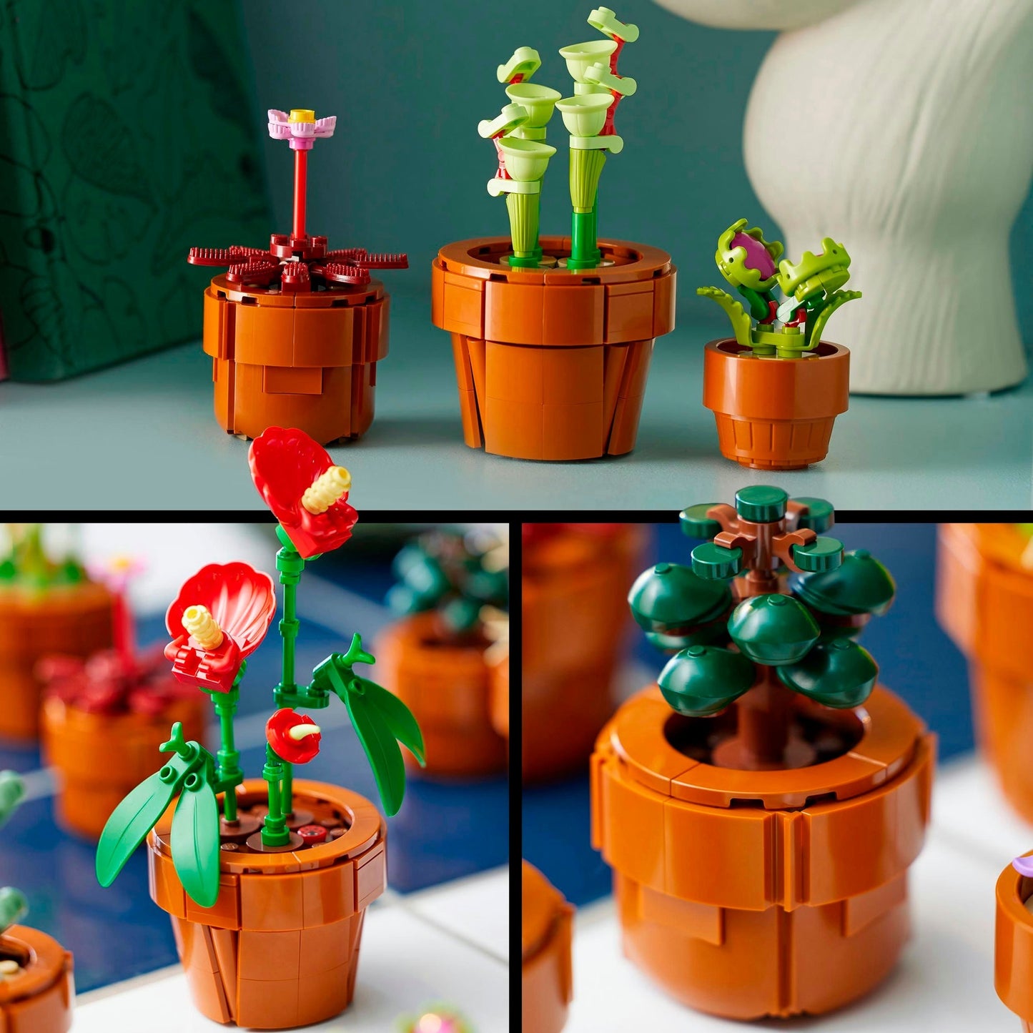 LEGO icons 10329 miniplantjes