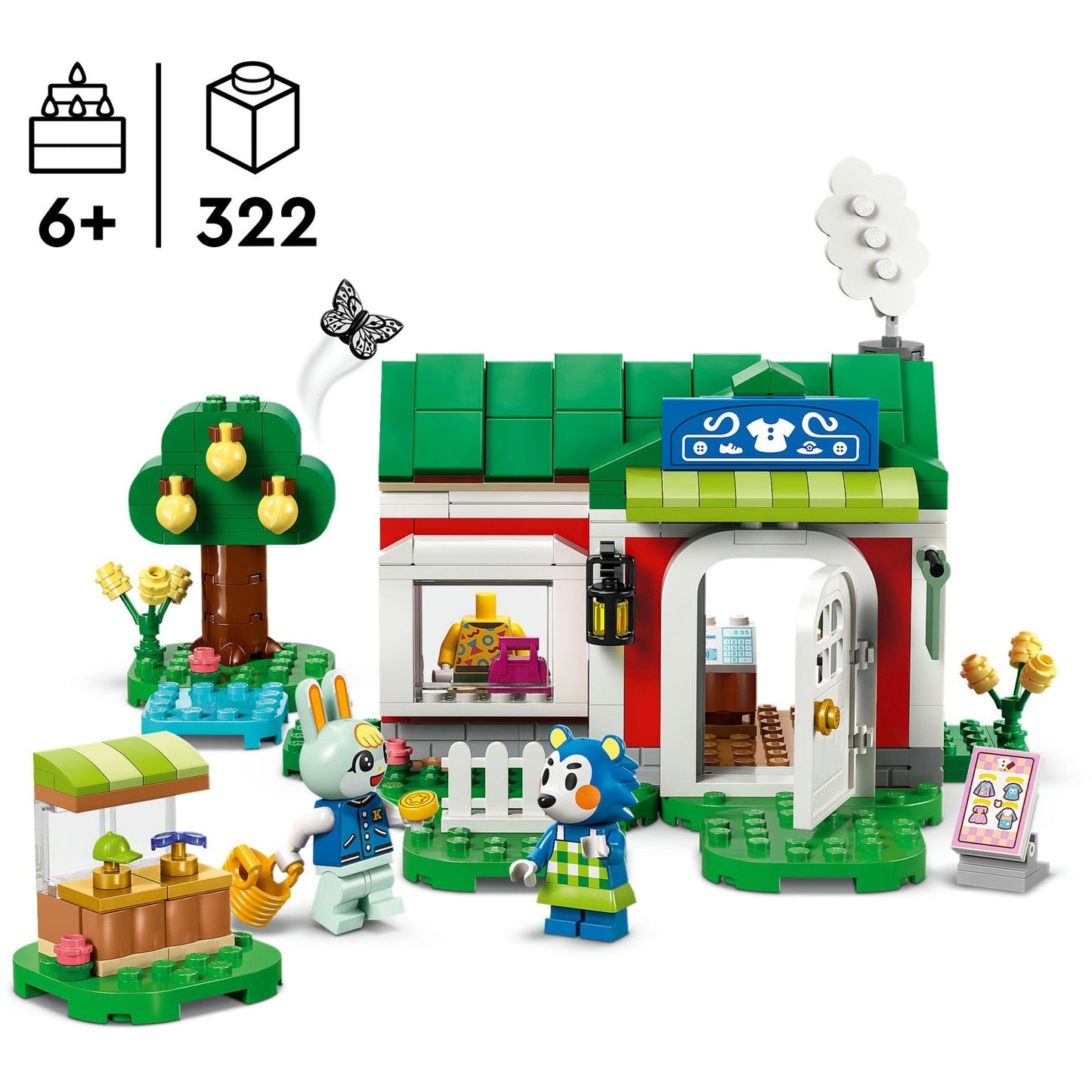 LEGO animal crossing 77055 kleermakerij van de zusjes able