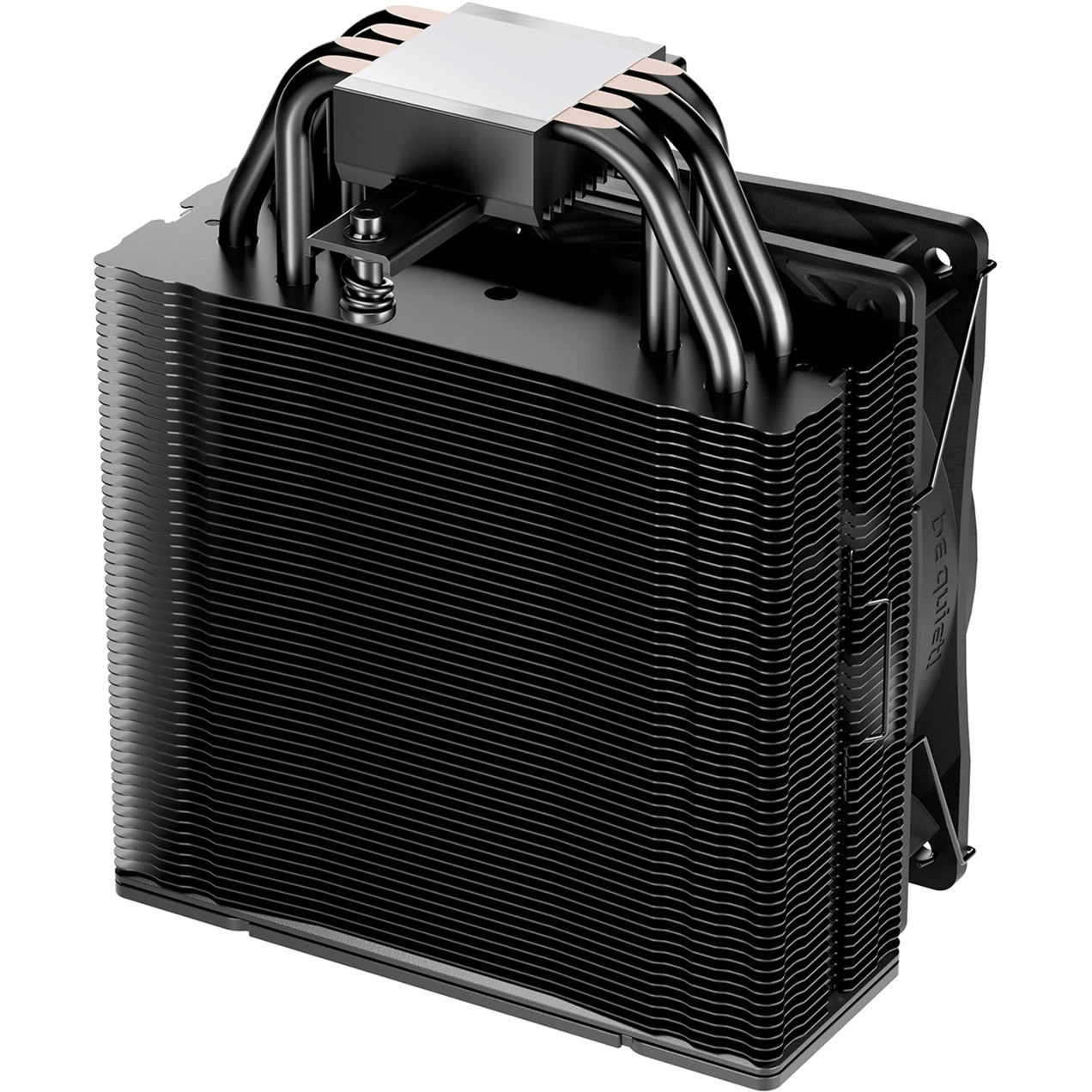 Be Quiet! pure rock 3 black cpu-koeler (zwart, 4-pins pwm fan-connector)