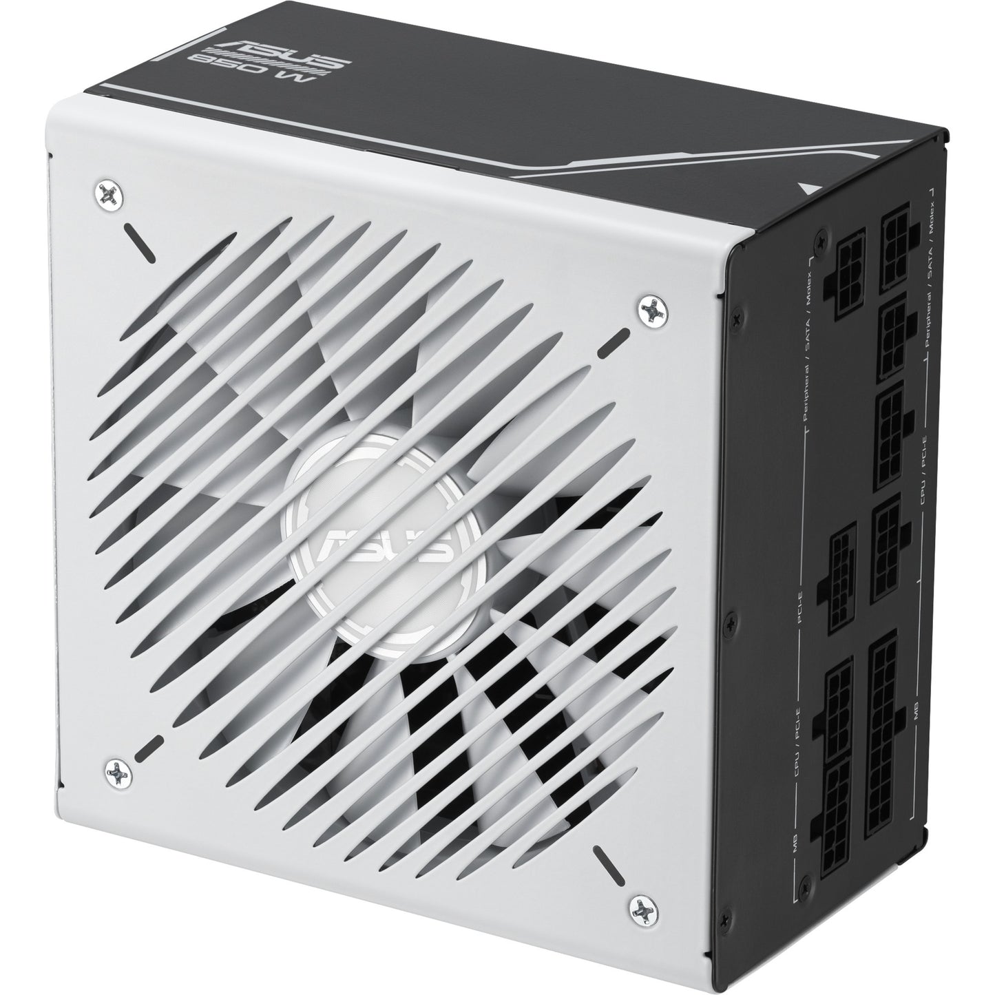 ASUS prime gold modulaire 850 watt voeding (wit, 1x 12v-2x6, 3x pcie)